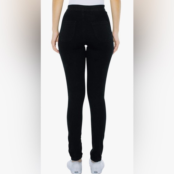 American Apparel High-Rise Skinny Jeans - Black - Picture 11 of 11